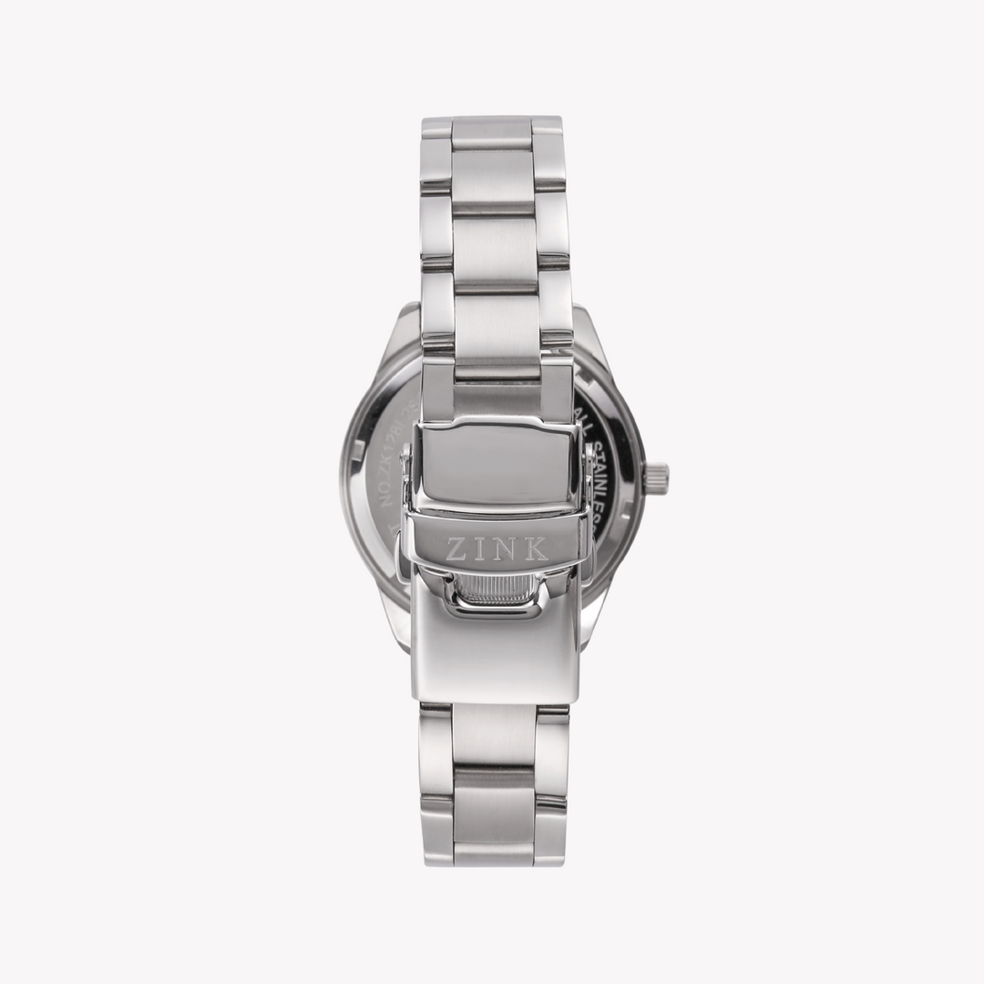 ZINK Women's Silver Stainless Steel Analog Watch | ZK128L1SS-16