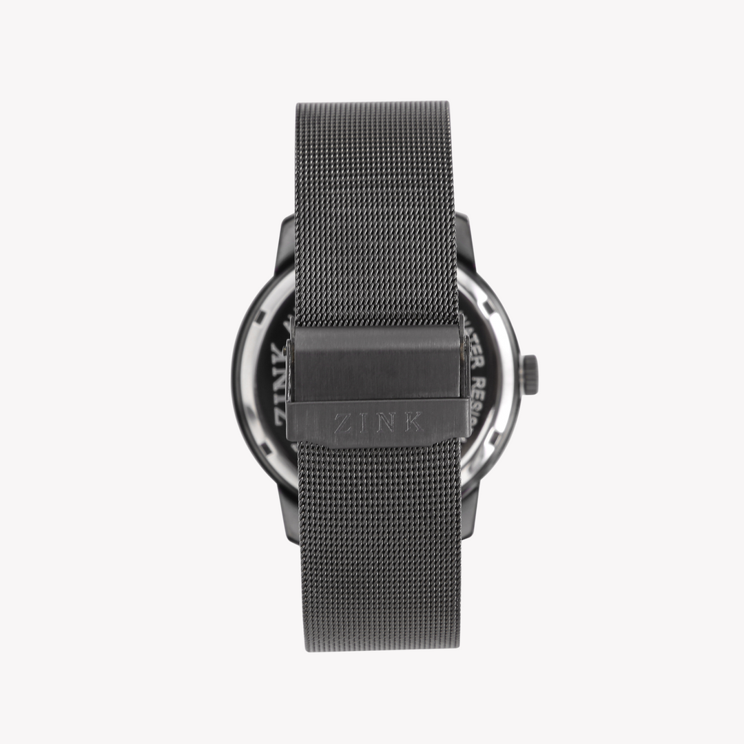 ZINK Men's Black Stainless Steel Watch | ZK126G5MS-97