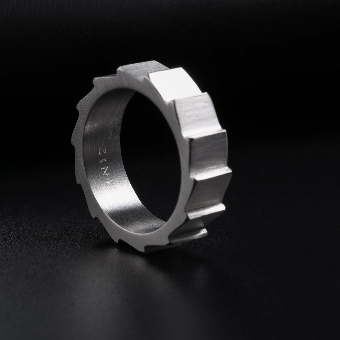 ZINK Men's Gun Stainless Steel Ring | ZJRG032GN