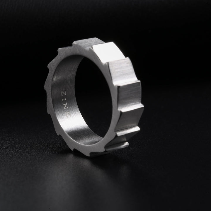 ZINK Men's Gun Stainless Steel Ring | ZJRG032GN