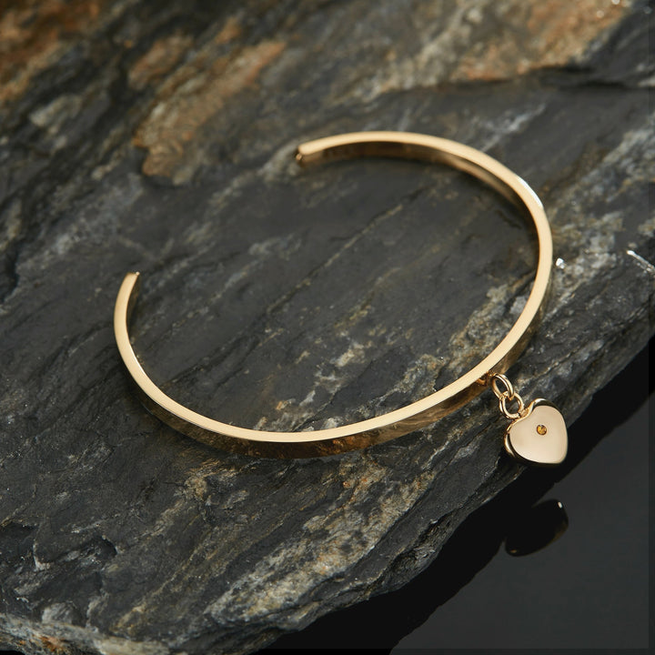 ZINK Women's Gold Stainless Steel Bracelet | ZFBG009G