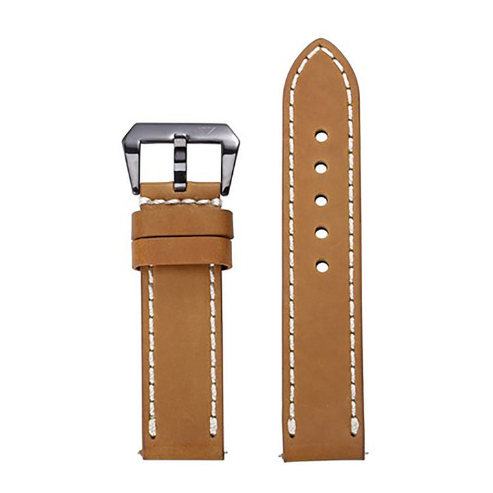 ZLB003KB Zink Men's Thick Genuine Leather Strap