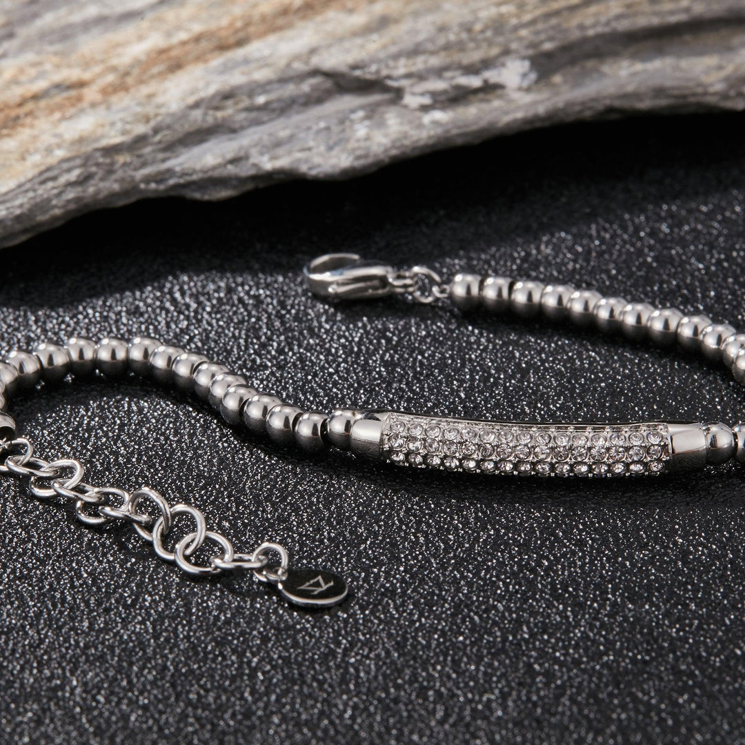 ZINK Women's Silver Stainless Steel Bracelet | ZFBR003S