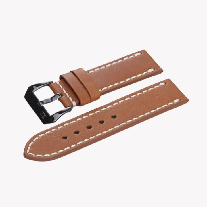 ZINK Men's Leather Watch Band - Brown | ZLB004KB