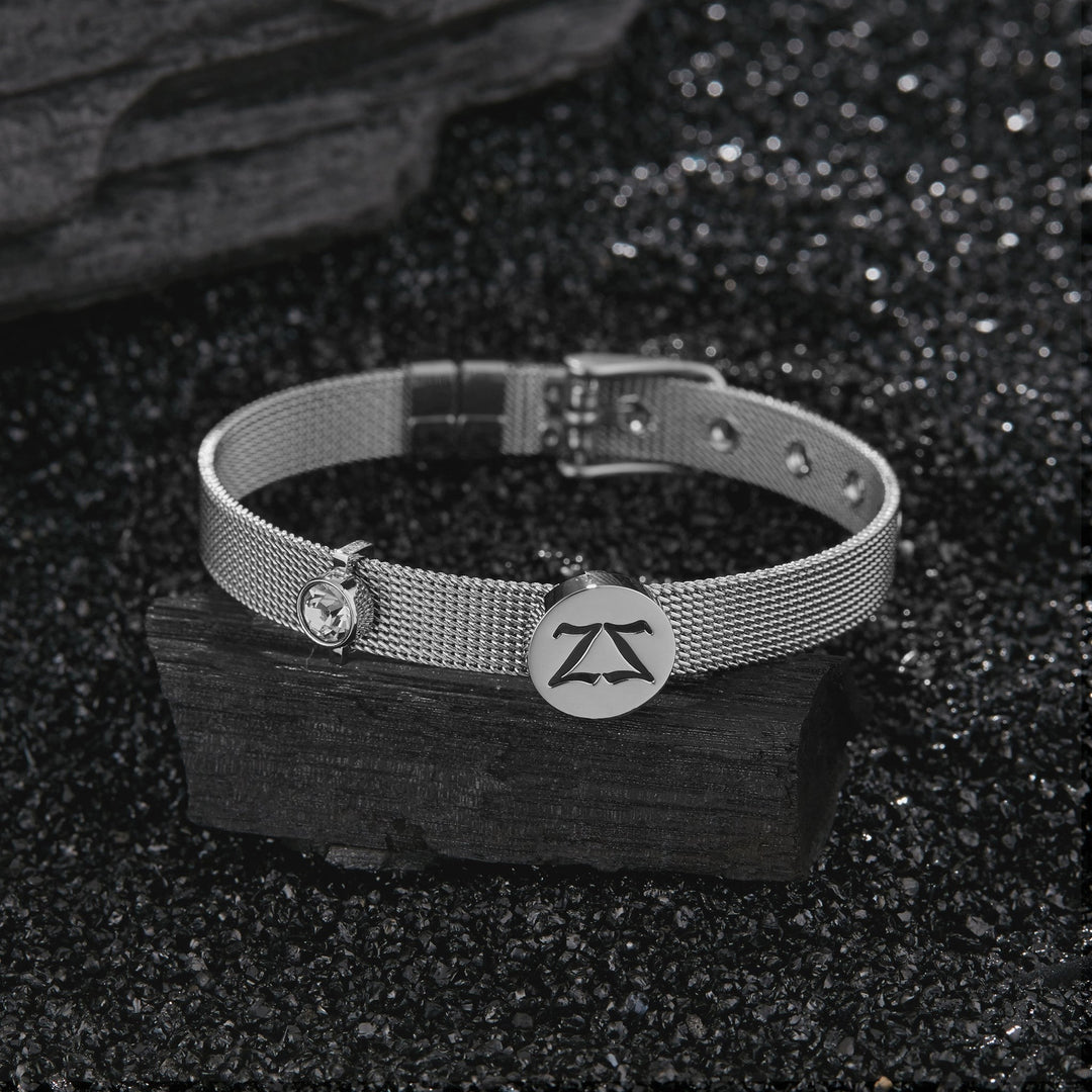 ZINK Women's Silver Stainless Steel Bracelet | ZFBR001S3