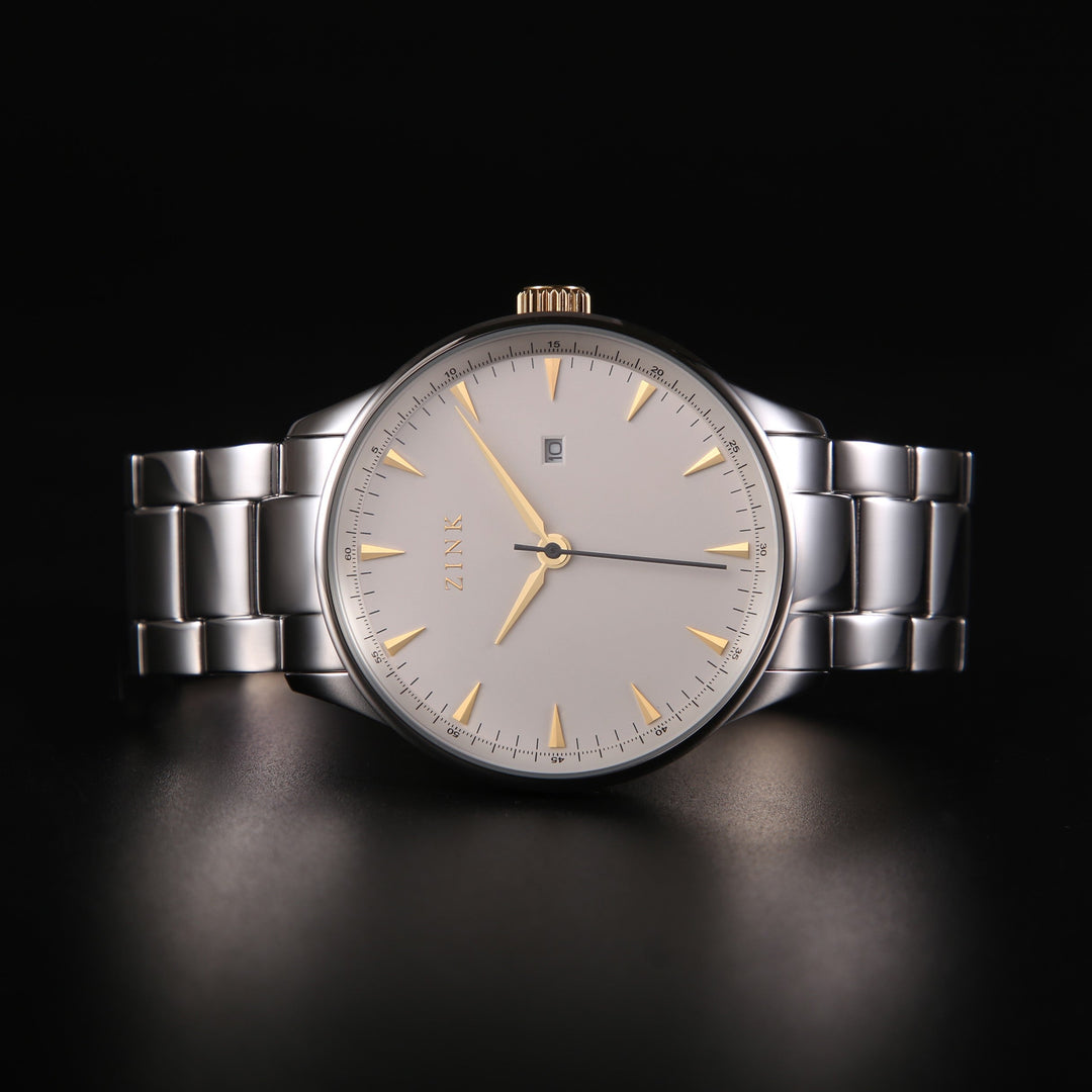 ZINK Men's Silver Stainless Steel Analog Watch | ZK127G1SS-T6