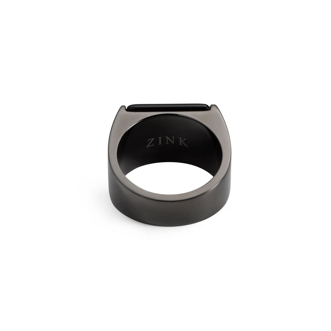 ZINK Men's Gun Stainless Steel Ring | ZJRG039GN