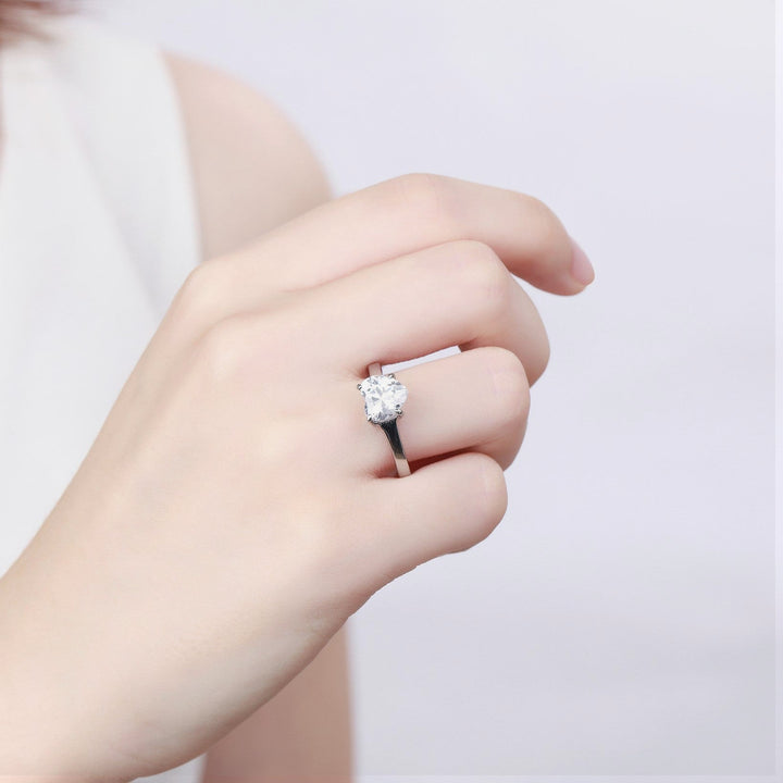 ZINK Women's Silver Stainless Steel Ring | ZFRG002SHC