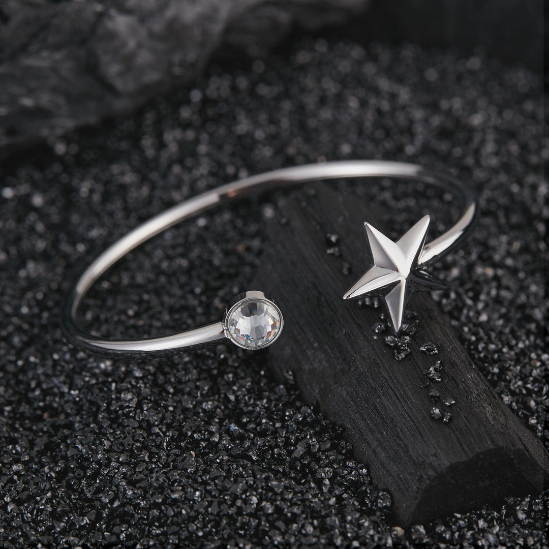 ZINK Women's Silver Stainless Steel Bracelet | ZFBG002SC