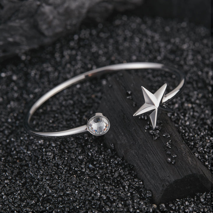 ZINK Women's Silver Stainless Steel Bracelet | ZFBG002SC