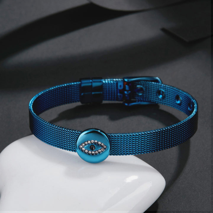 ZINK Women's Blue Stainless Steel Bracelet | ZFBR001BL7