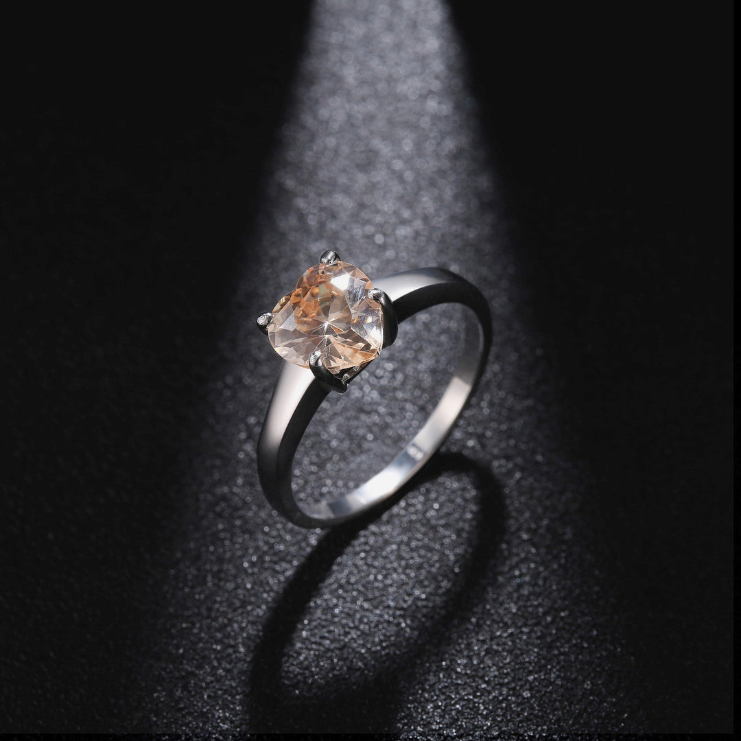 ZINK Women's Silver Stainless Steel Ring | ZFRG002SHCH