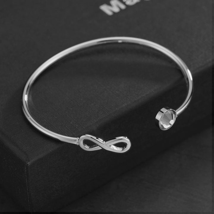 ZINK Women's Silver Stainless Steel Bracelet | ZFBG005SC