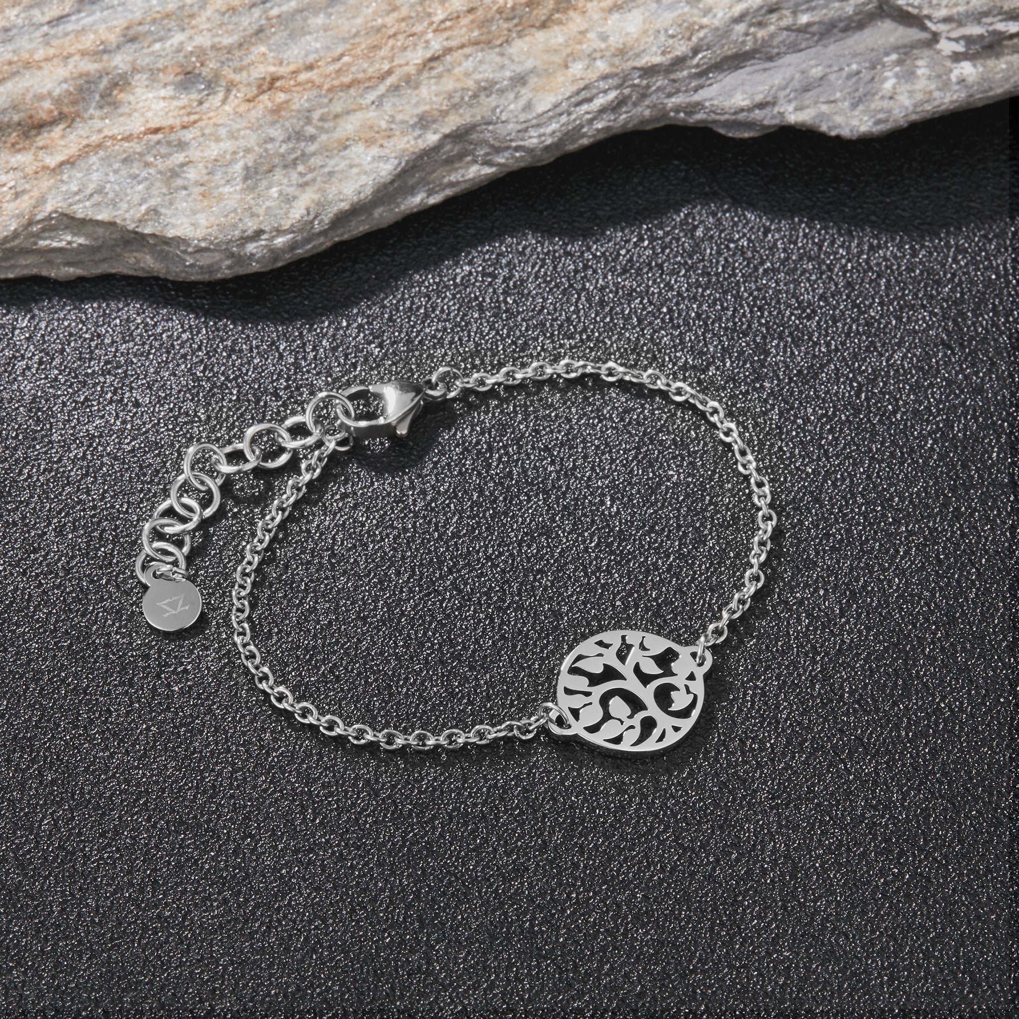 ZINK Women's Silver Stainless Steel Bracelet | ZFBR010S