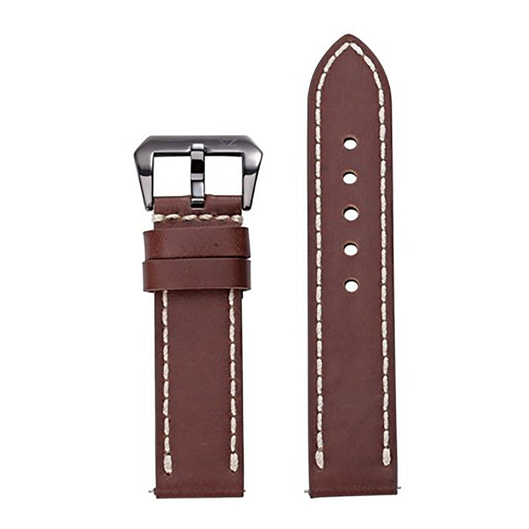 ZLB004DBWB Zink Men's Thick Genuine Leather Strap