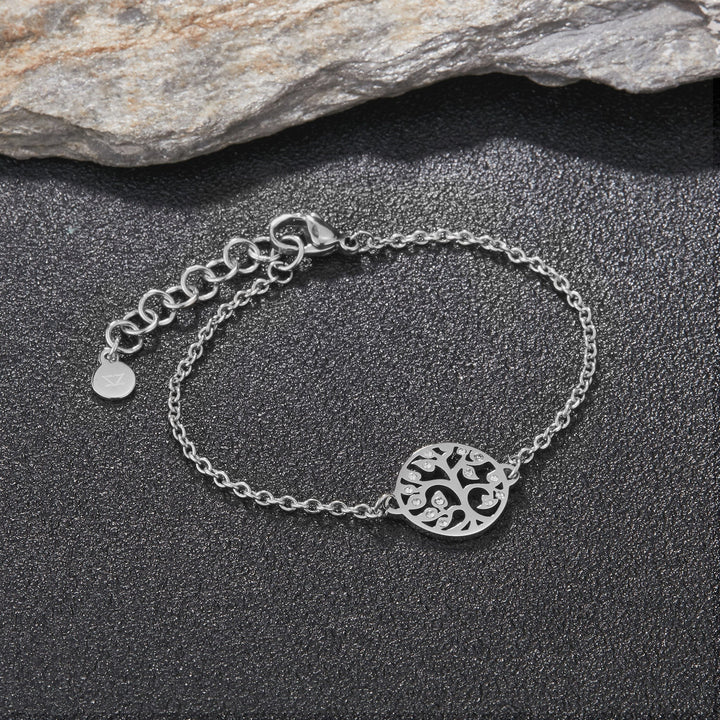 ZINK Women's Silver Stainless Steel Bracelet | ZFBR010SS