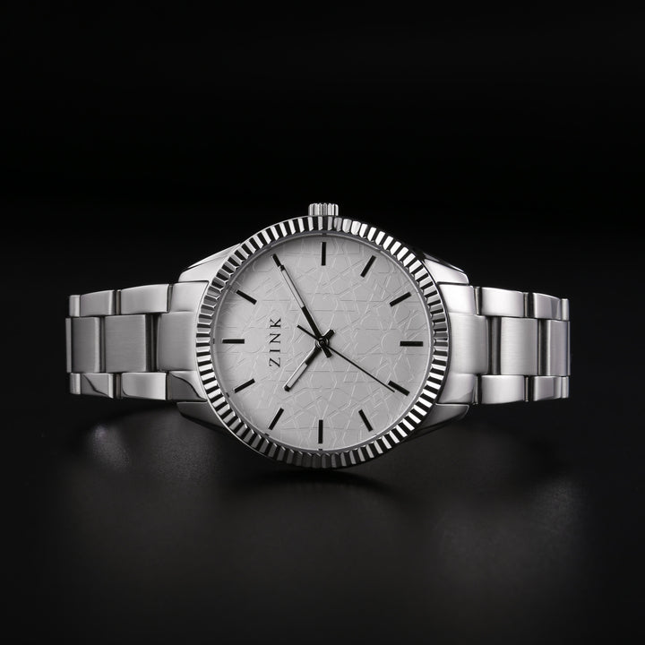 ZINK Women's Silver Stainless Steel Analog Watch | ZK128L1SS-16