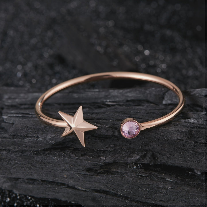 ZINK Women's Rose Gold Stainless Steel Bracelet | ZFBG002RGPN