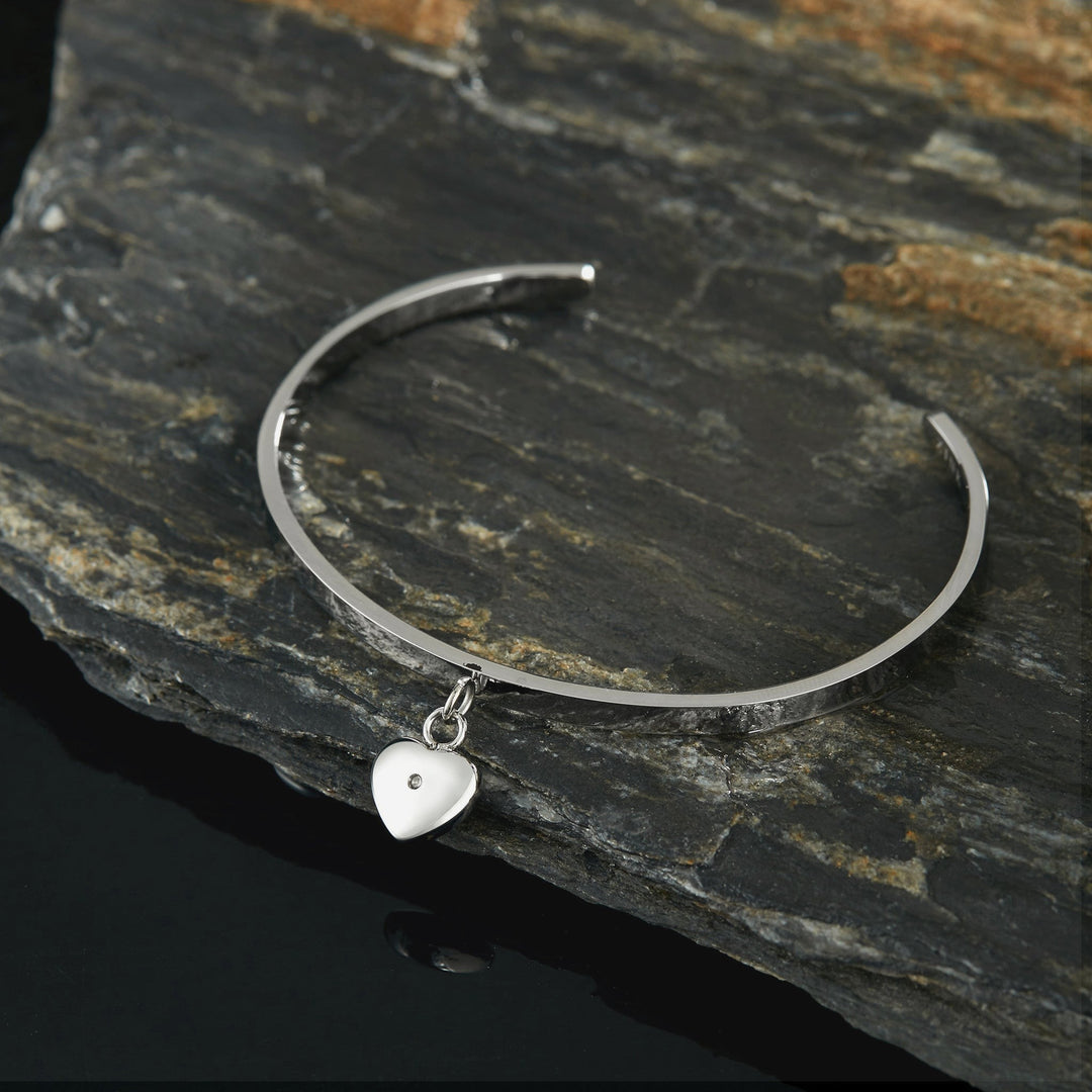 ZINK Women's Silver Stainless Steel Bracelet | ZFBG009S