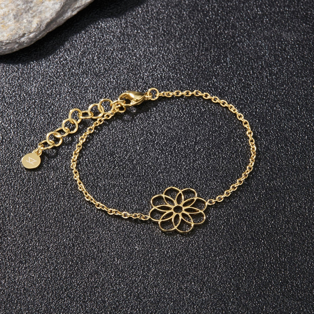 ZINK Women's Gold Stainless Steel Bracelet | ZFBR005G