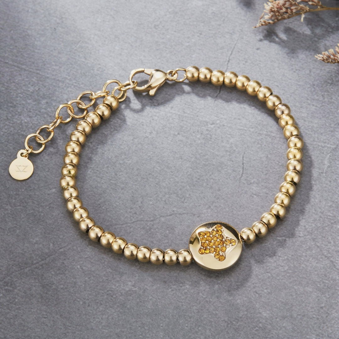 ZINK Women's Gold Stainless Steel Bracelet | ZFBR007GS