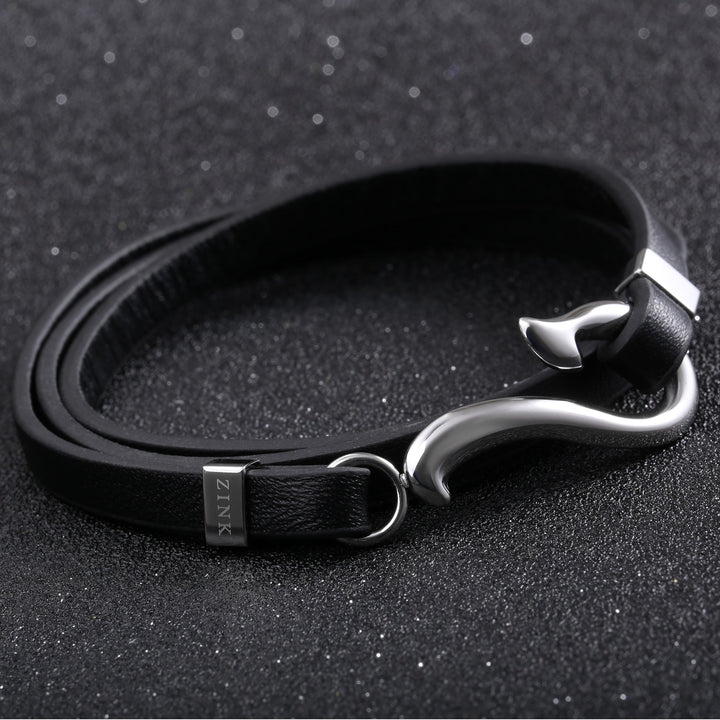 ZINK Men's Black & Silver Stainless Steel Bracelet | ZJBC026LPB