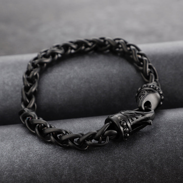 ZINK Men's Black Stainless Steel Bracelet | ZJBC052B