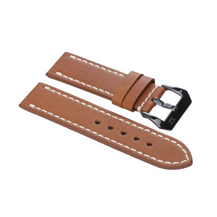 ZLB004KB Zink Men's Thick Genuine Leather Strap