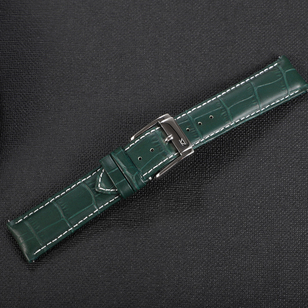 ZINK Women's Leather Watch Band - Green | ZLB006DGS