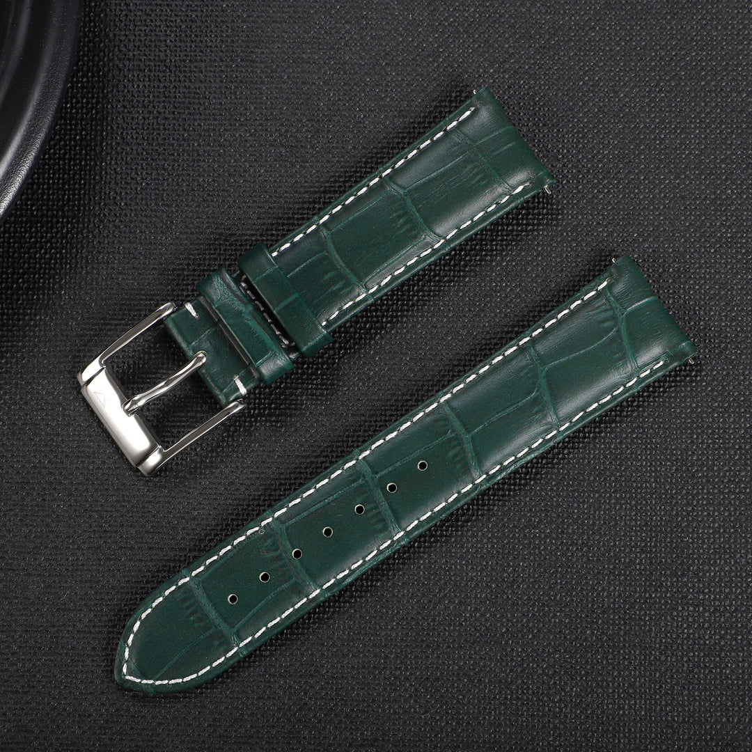 ZINK Women's Leather Watch Band - Green | ZLB006DGS