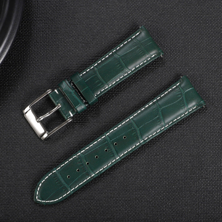 ZINK Women's Leather Watch Band - Green | ZLB006DGS