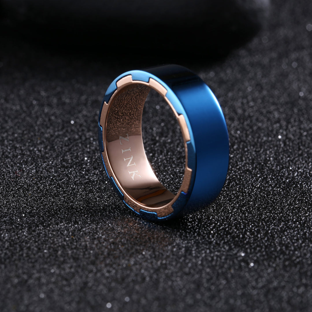 ZJRG025SPIBL-18 ZINK Men's Ring