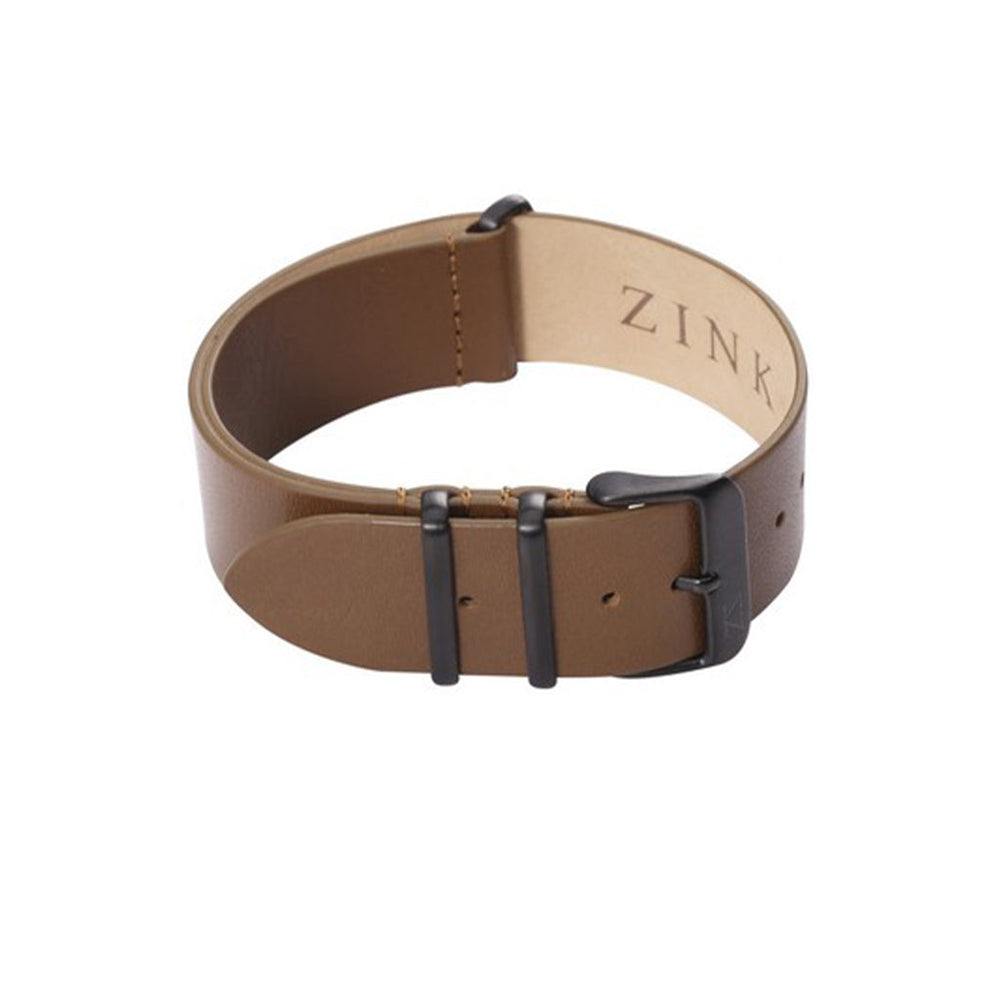 ZLB001BWB Zink Men's Suede Leather Strap