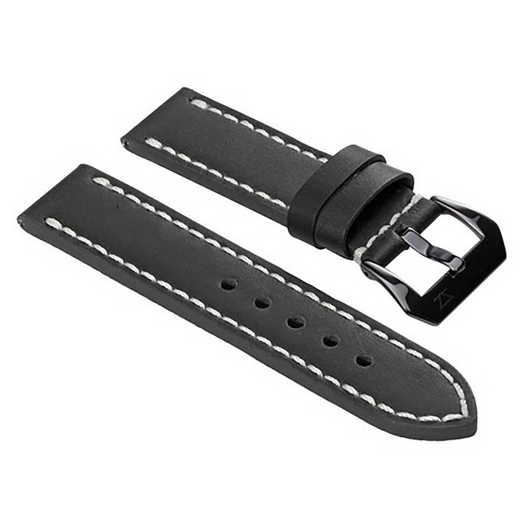 ZLB003BB Zink Men's Thick Genuine Leather Strap